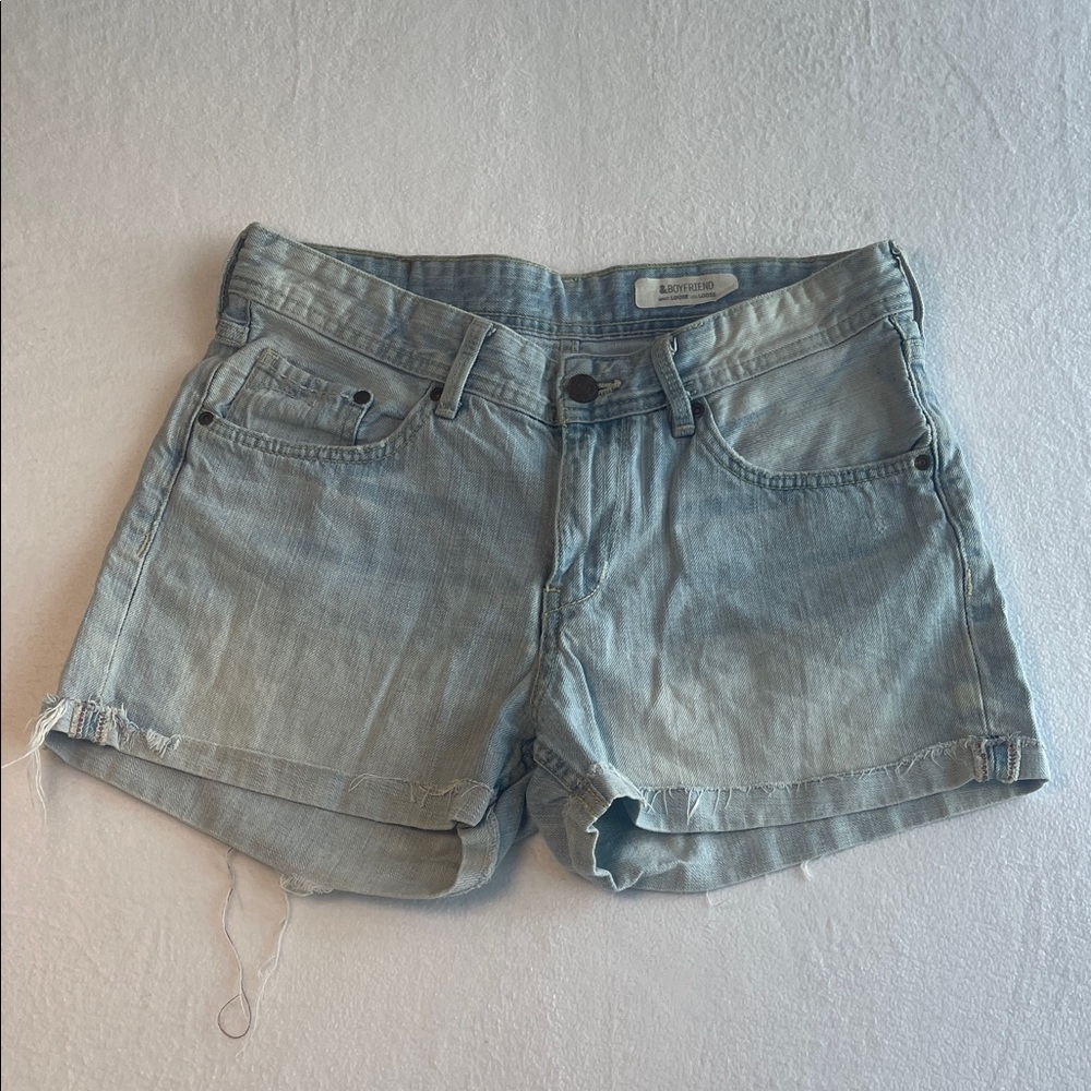 H&M &Denim Boyfriend Loose Light Wash Jeans Size 4